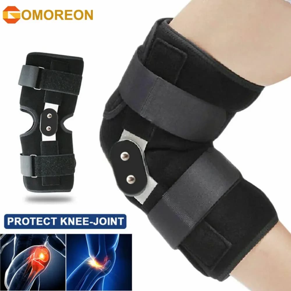 Manicotto di supporto per ginocchiera per artrite, ACL, corsa, basket, strappo di menisco, sport, atletico, protezione della rotula aperta