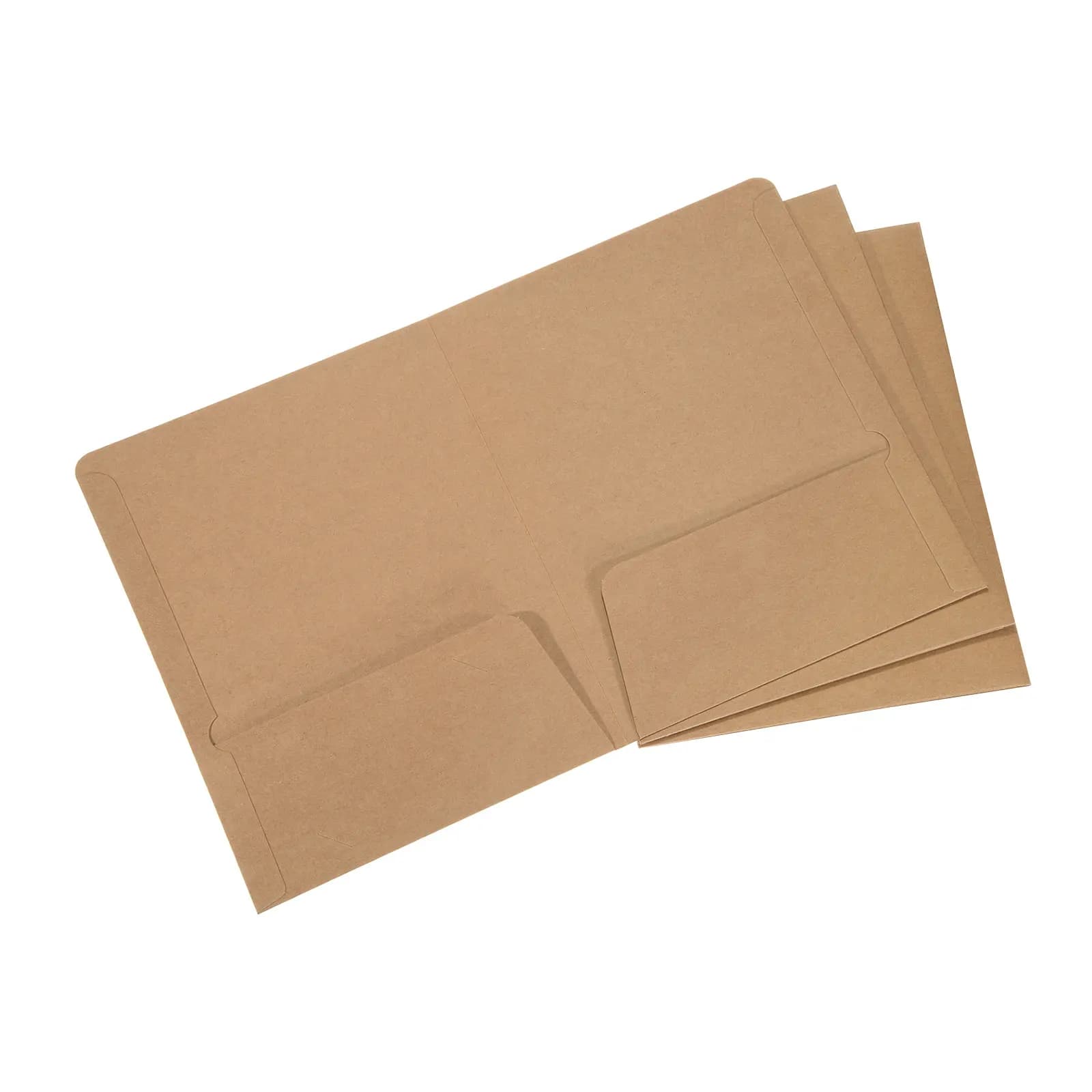 Two-pocket folders from 3/6 pieces A5 format file folder for storage organizer for brown file folders for business office