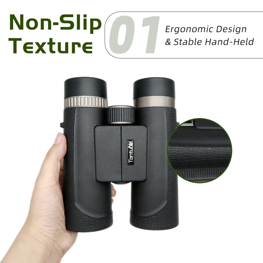 Binocolo potente a lungo raggio 10x42 Telescopio professionale da campeggio Epuipment Binocolo BAK4 per viaggi di caccia