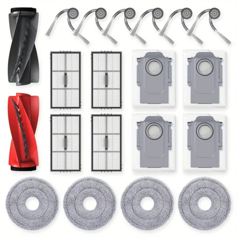 Replacement Accessories Kit Compatible For Roborock Saros 10R Robot Vacuum & Mop Cleaner