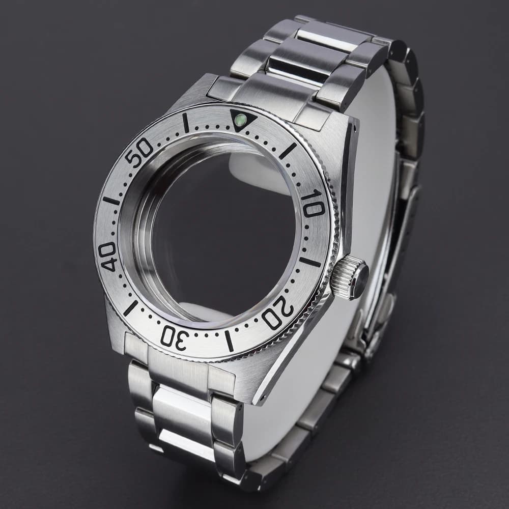 40mm 20bar Diving Watch Case Steel Bracelet For SPB149J1 Black Tiger Whale Mod Case NH35 NH36 NH38 NH70 4R36 Movement Sapphire