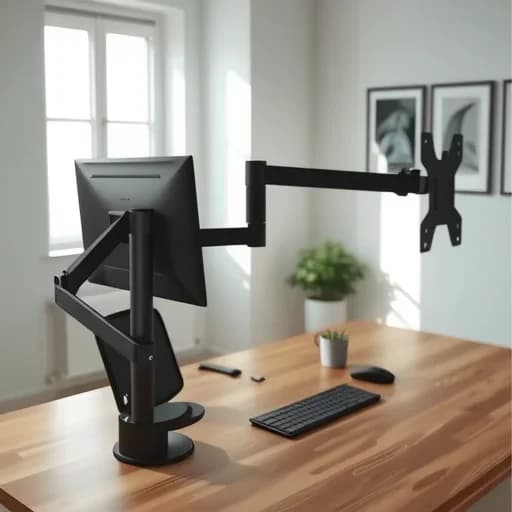 Support for Double Screen Monitor Computer Support Adjustable Swivel Height Independent Popular Model for Consumer Electronics