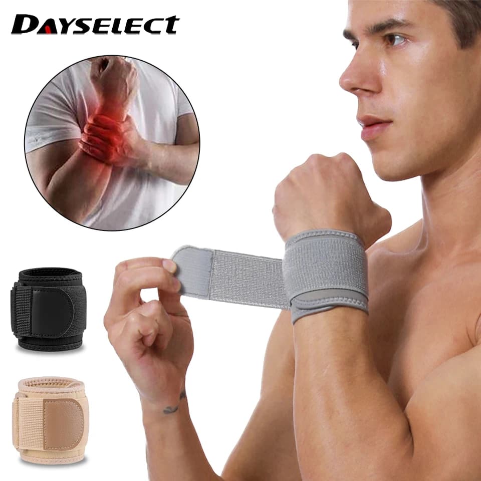 1 pz supporto per il polso doppia compressione regolabile nylon avvolgente protezione per il polso sport anti-distance protezione per il polso tendine guaina guardia unisex