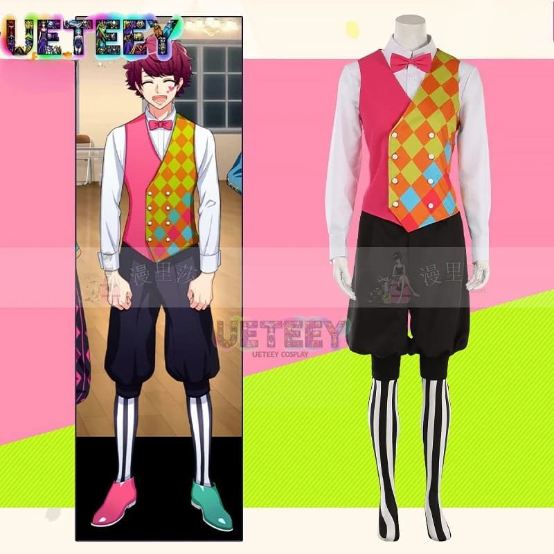 UETEEY A3! Full Bloom The Luminous Circus Sakuya Sakuma Costume Cosplay Set Halloween Custom Size