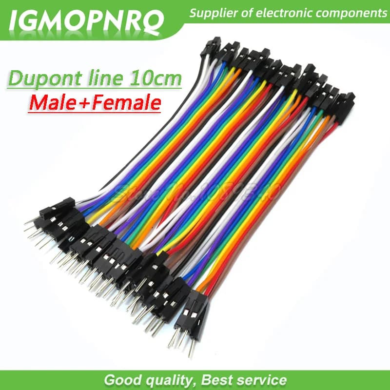 40 PZ 10 CM Dupont Male Line Female Jumper Dupont Cable For Arduino KIT FAI FROM TE GMOPNRQ