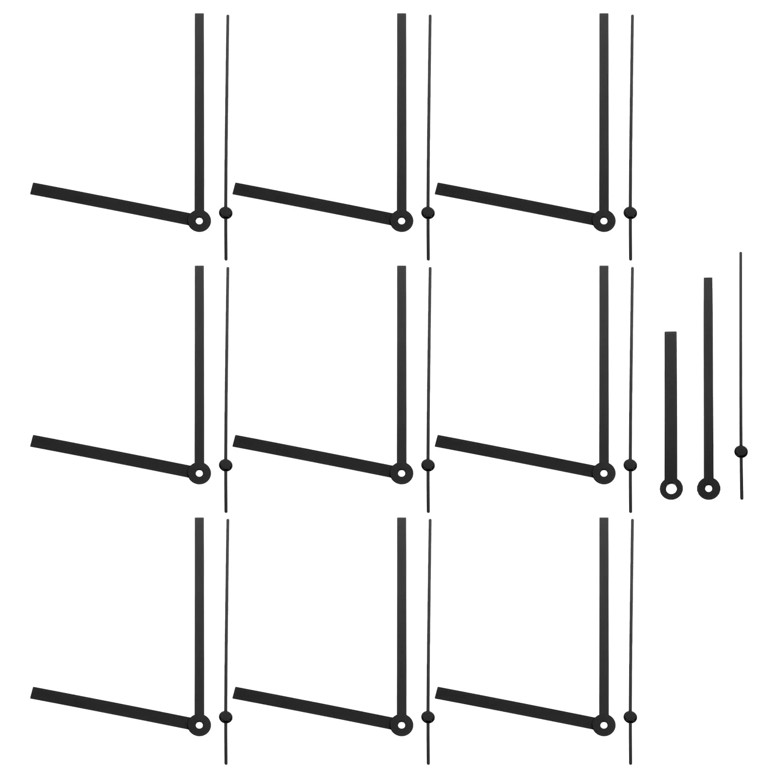 10 set of hands of the watch Replacement watch hands Only large parts Wall pointer insert to make watches