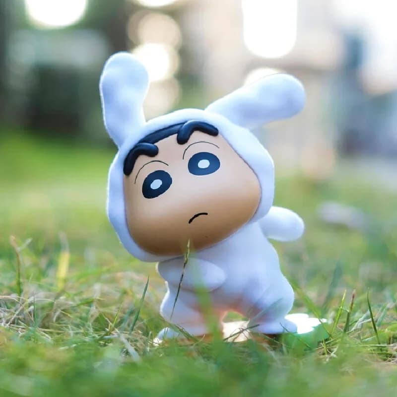 Crayon Shin Chan Blind Box Figure Autentica, Personaggio Animale Cha Cha, Bambola Anime da Collezione, Decorazione da Scrivania, Regalo di Compleanno per i Fan degli Anime
