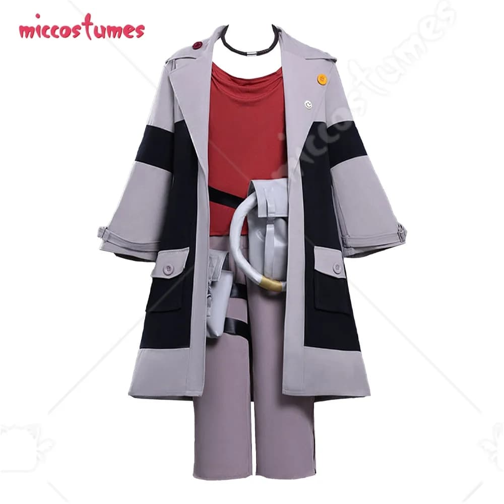 Cosplay Miccostumes Engine Costume with Padded Pants, Jacket and Ring for Halloween