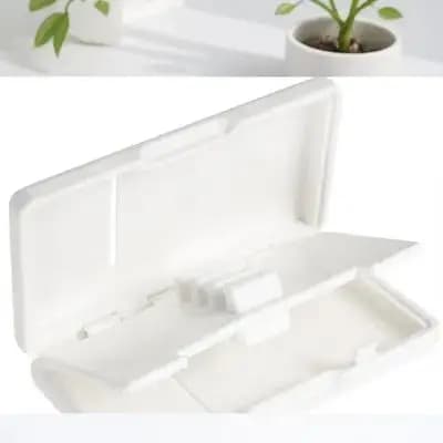 Scatola portaoggetti per oboe a 6 scomparti, portaoggetti portatile per canne, contenitore per canne in ABS, custodia da trasporto piccola e leggera per oboe, sassofono, strumento musicale