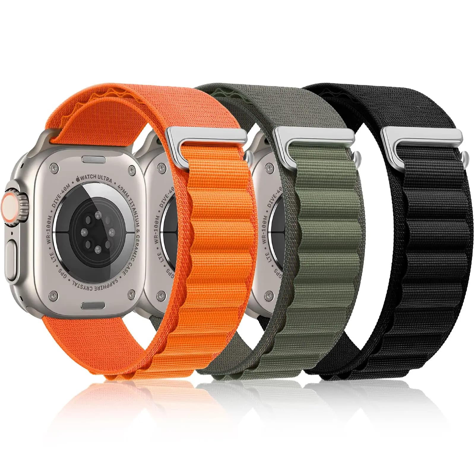 Anello alpino Per apple watch Ultra band 49mm 44mm 40mm 45mm 41mm 42mm 38mm braccialetto correa iWatch serie 9 8 7 6 5 se cinturini