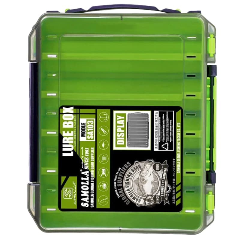 Fishing Tackle Storage Boxes Double Sided Large Size Waterproof Sealed Fishing Lure Bait Saltwater Fishing Box Angling Supplies