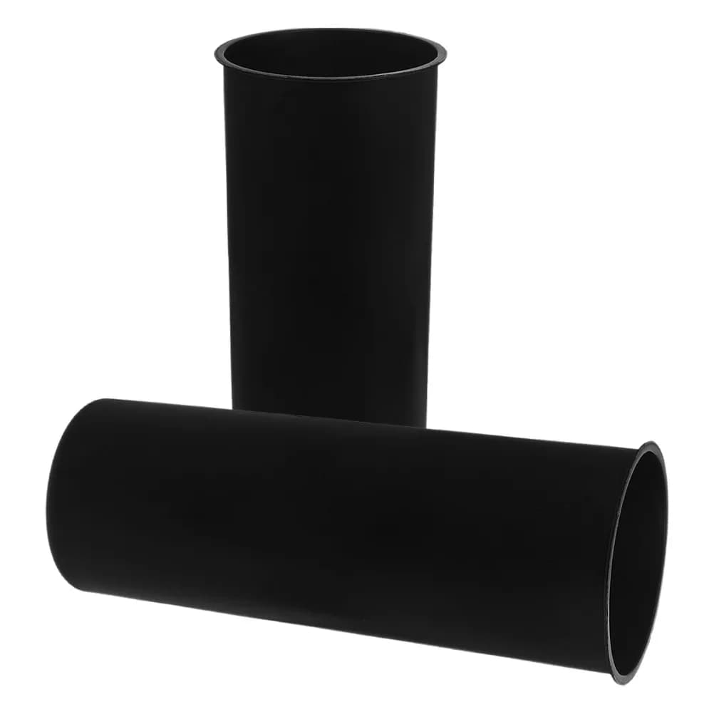 Set di 2 Portascovolini Rotondi con Base Stabile, Accessorio Bagno, Contenitore per Spazzola Igienica, Tazza Antiscivolo, Forniture Moderne per il Bagno