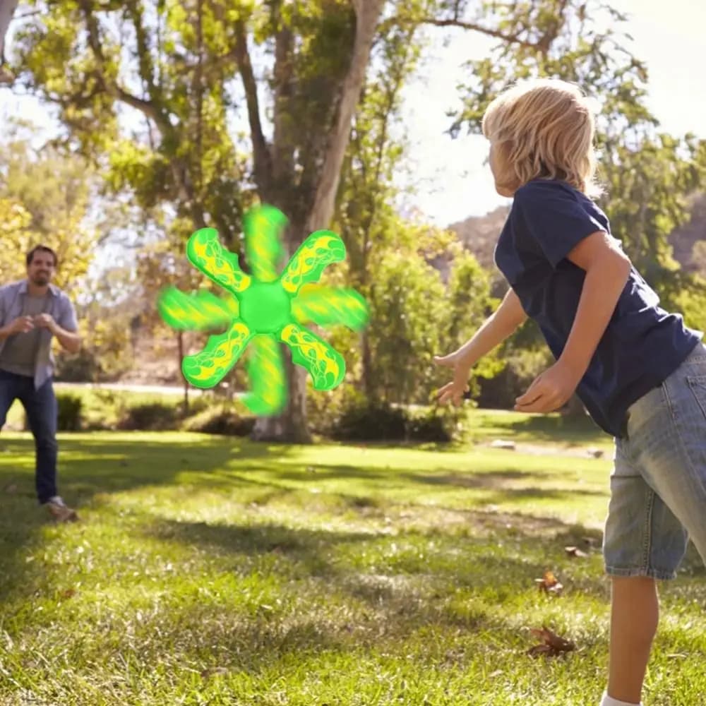 EVA Bambini Boomerang Morbido Giocattolo per bambini Sport Volare Boomerang Prima educazione Interattivo Divertente Boomerang di ritorno all'aperto