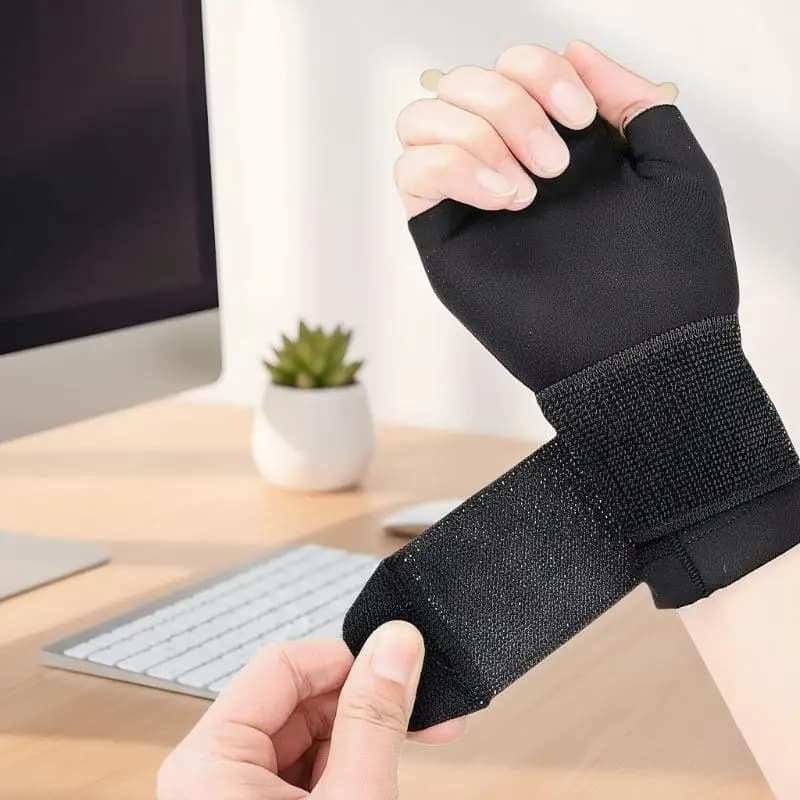 Supporto per Tunnel Carpale Regolabile per Artrite, Stabilizzatore per Mano Destra/Sinistra, Guanti Compressivi Terapeutici