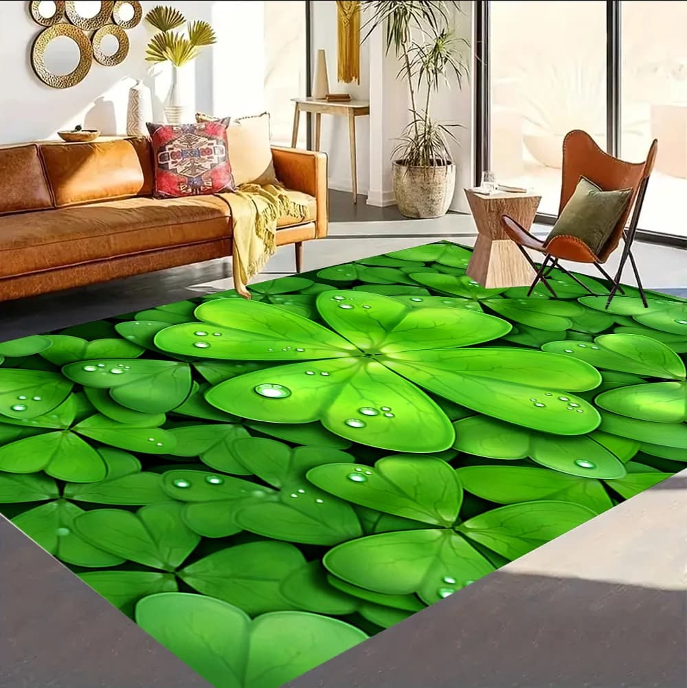 Tappeto model clover Bedroom Covered Bedcover with living room Tappeto Shoes Bedroom Kitchen Light carpet Mat