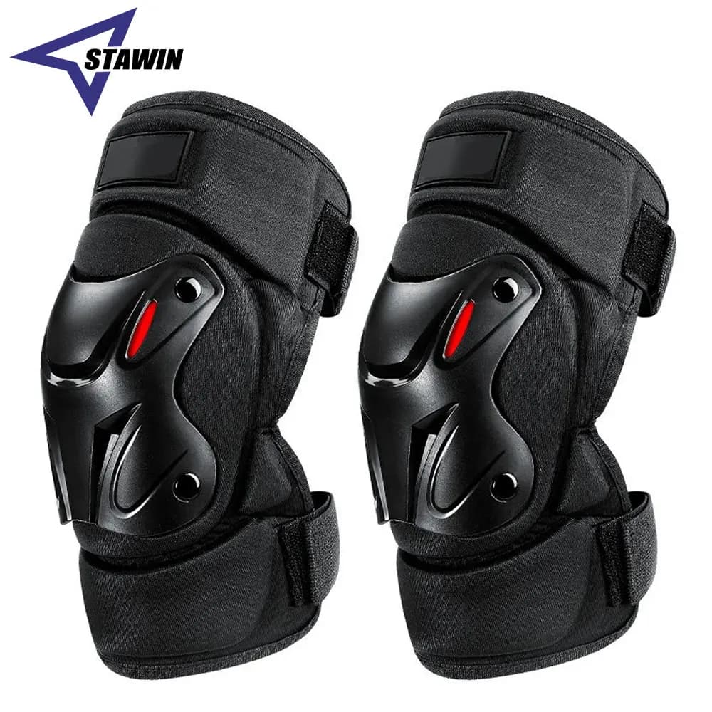 1 paio di ginocchiere protezioni per gomiti assorbimento degli urti tenere al caldo ginocchiere per moto protezioni di sicurezza per sport all'aria aperta
