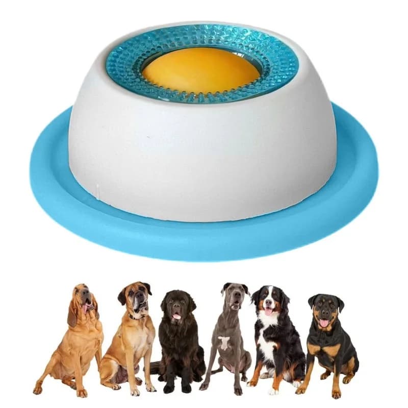 Interactive Slow Feeder Cat Licking Plate Antispill Dog Bite Resistant Yogurt Bowl - Teasing Food Plate Licking Mat for Pets