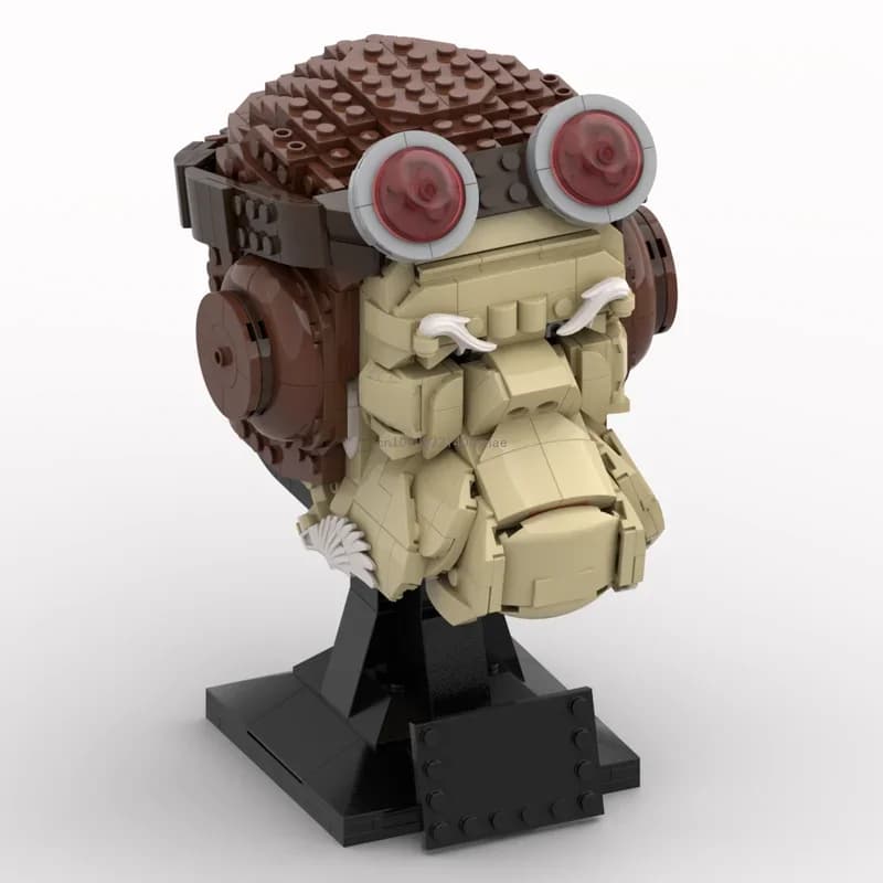 Moc 723pcs Star Battle Mandalorian Kuiil Caschi Modello Building Blocks Mattoni Educazione Assemblaggio per i regali dei bambini