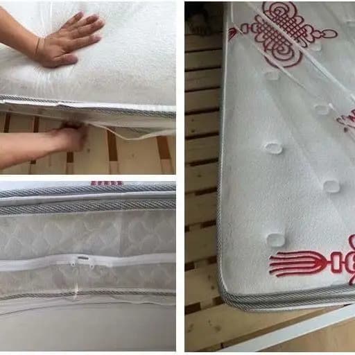 Coprimaterasso Trasparente in Plastica Impermeabile, Sacchetto Antipolvere con Cerniera, Tessuto a Tre Strati per Uso Invernale