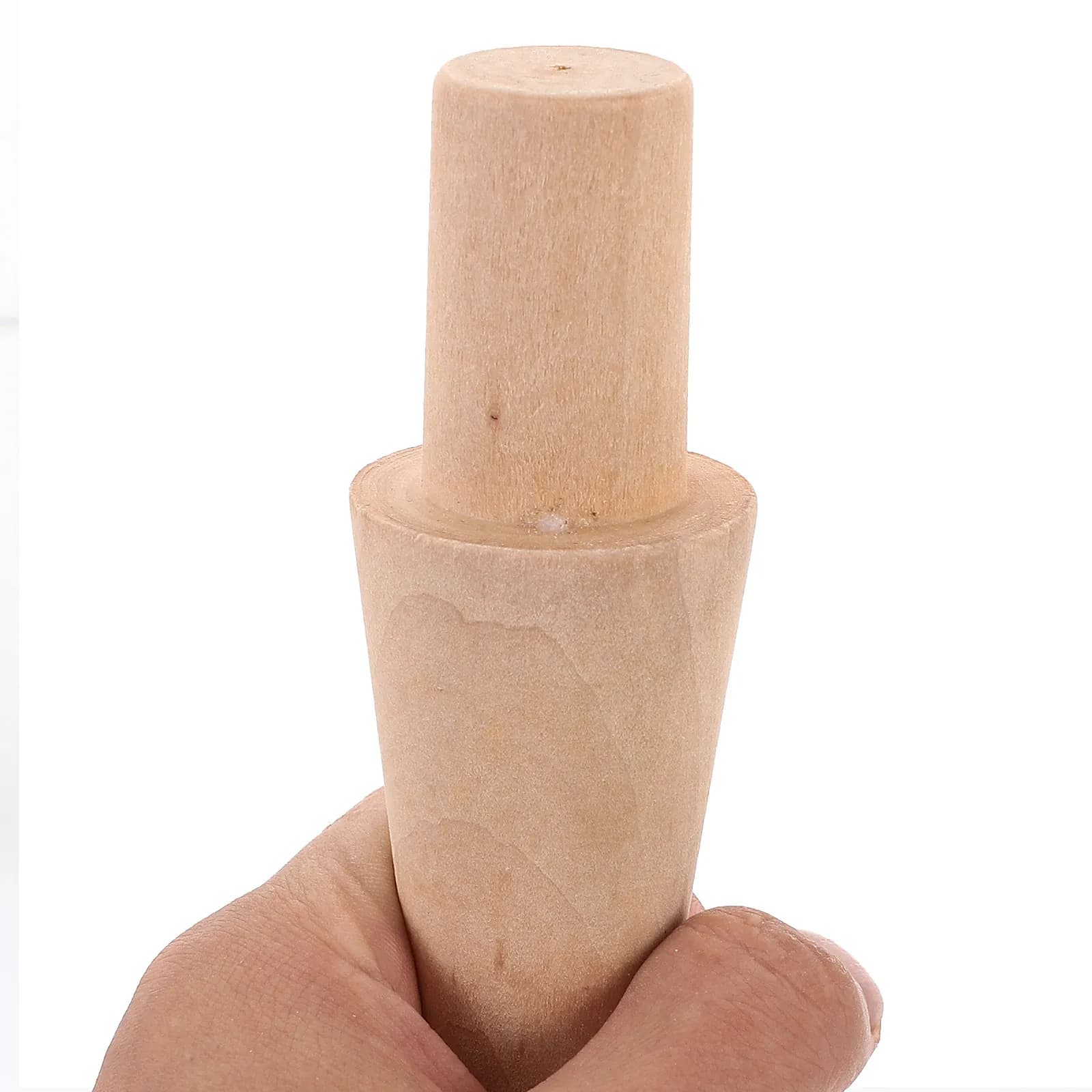 Stampo per Gelato in Legno, Rullo per Coni, Strumento Naturale per Coni di Pasta in Legno, Attrezzo Fai-da-te per Cucina e Pasticceria, Coni di Gelato in Legno