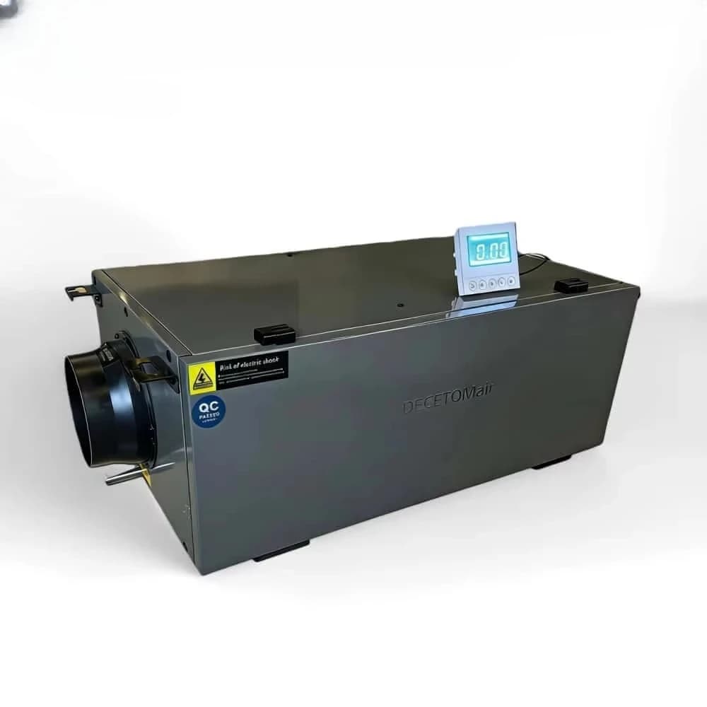 Deumidificatore Commerciale ad Alta Efficienza DECETOMair, Silenzioso e a Basso Consumo Energetico per Seminterrati, Garage, Officine, Magazzini e Grandi Spazi
