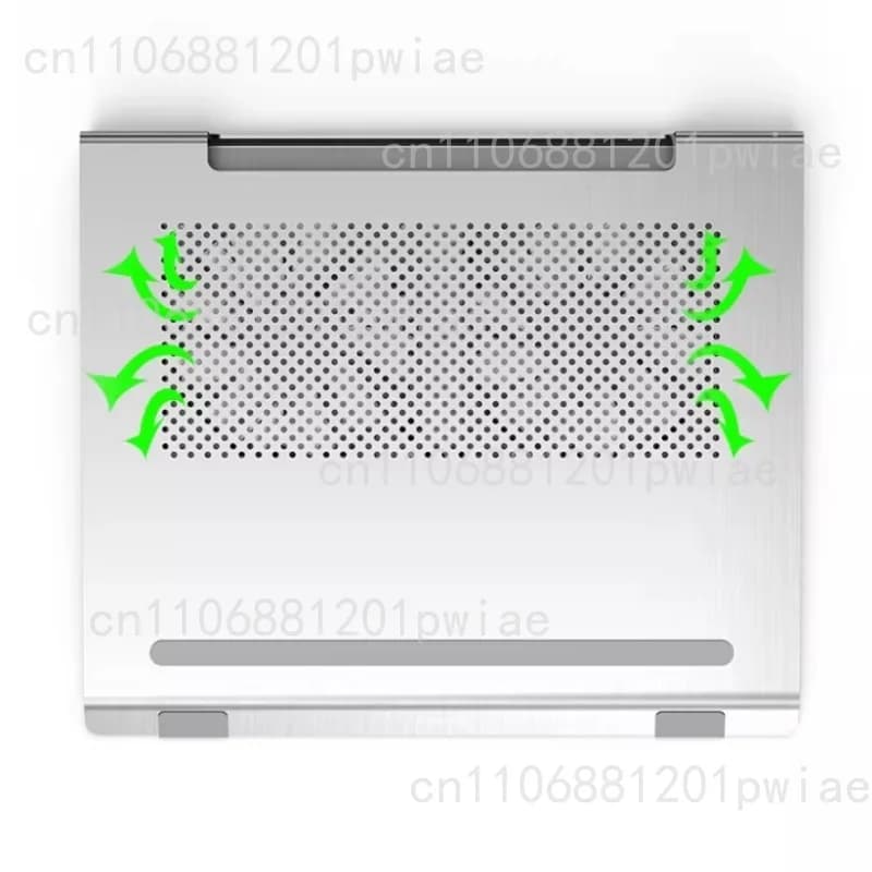 Base di Raffreddamento per Laptop, Supporto per Gaming in Lega di Alluminio con Ventola, Rialzo per Modelli da 13 a 17 Pollici