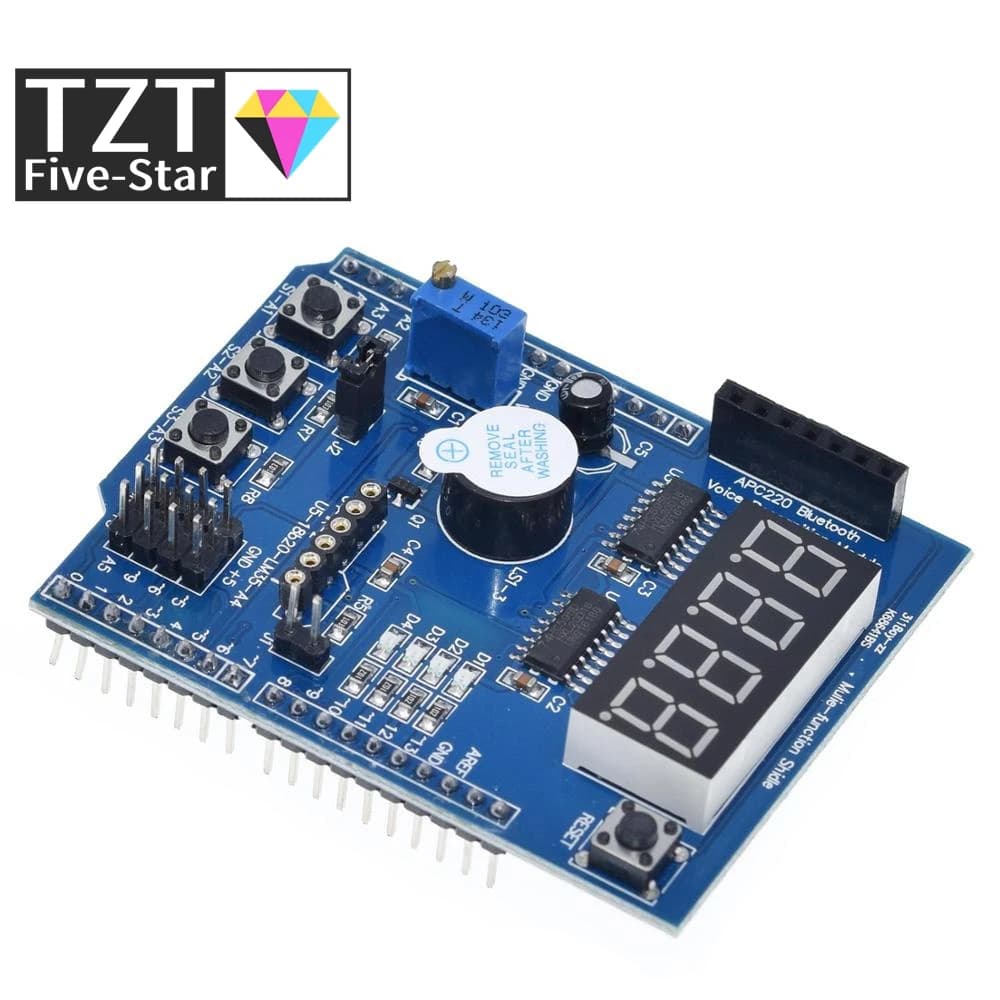 TZT 1/3PCS Multifunctional expansion board kit based learning for arduino UNO r3 LENARDO mega 2560 Shield