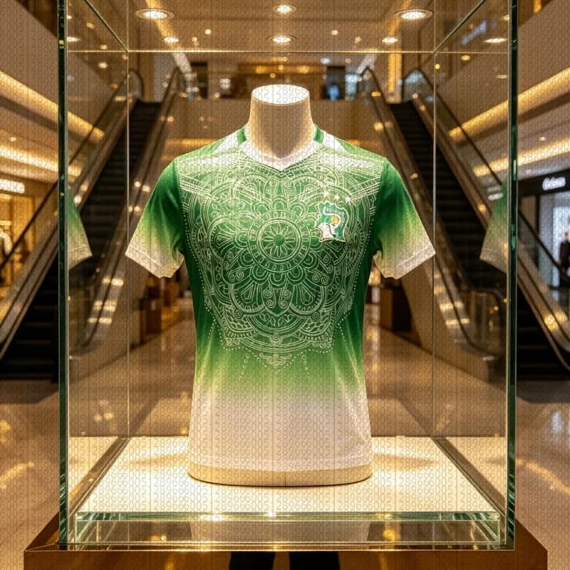 2026 Men Ivory Coast Soccer Jersey Pattern Elephant Crest Football Shirt Fan Jersey Game Day Streetwear Family Parent-child Top