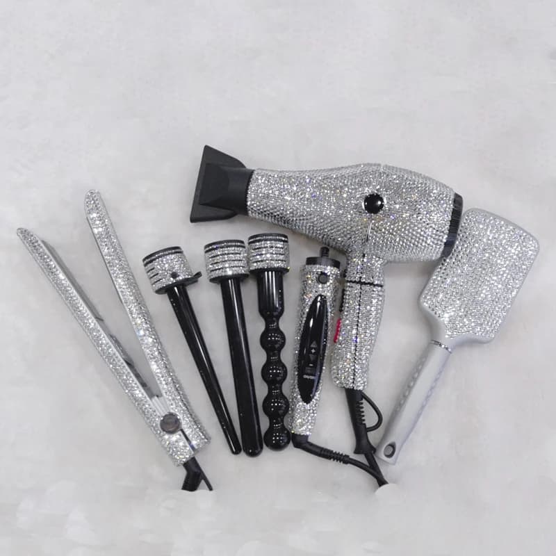 Set of professional tools for hair salon Tools for hair styling Personalized hair bling and hair plate