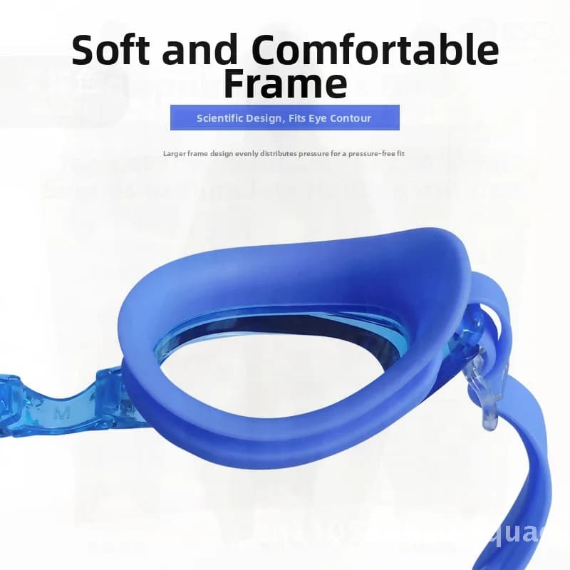 Adult Adjustable Size UV Non-slip Unisex Swimwear Adult Diving Glasses Black/Nero and Red/Blue and White