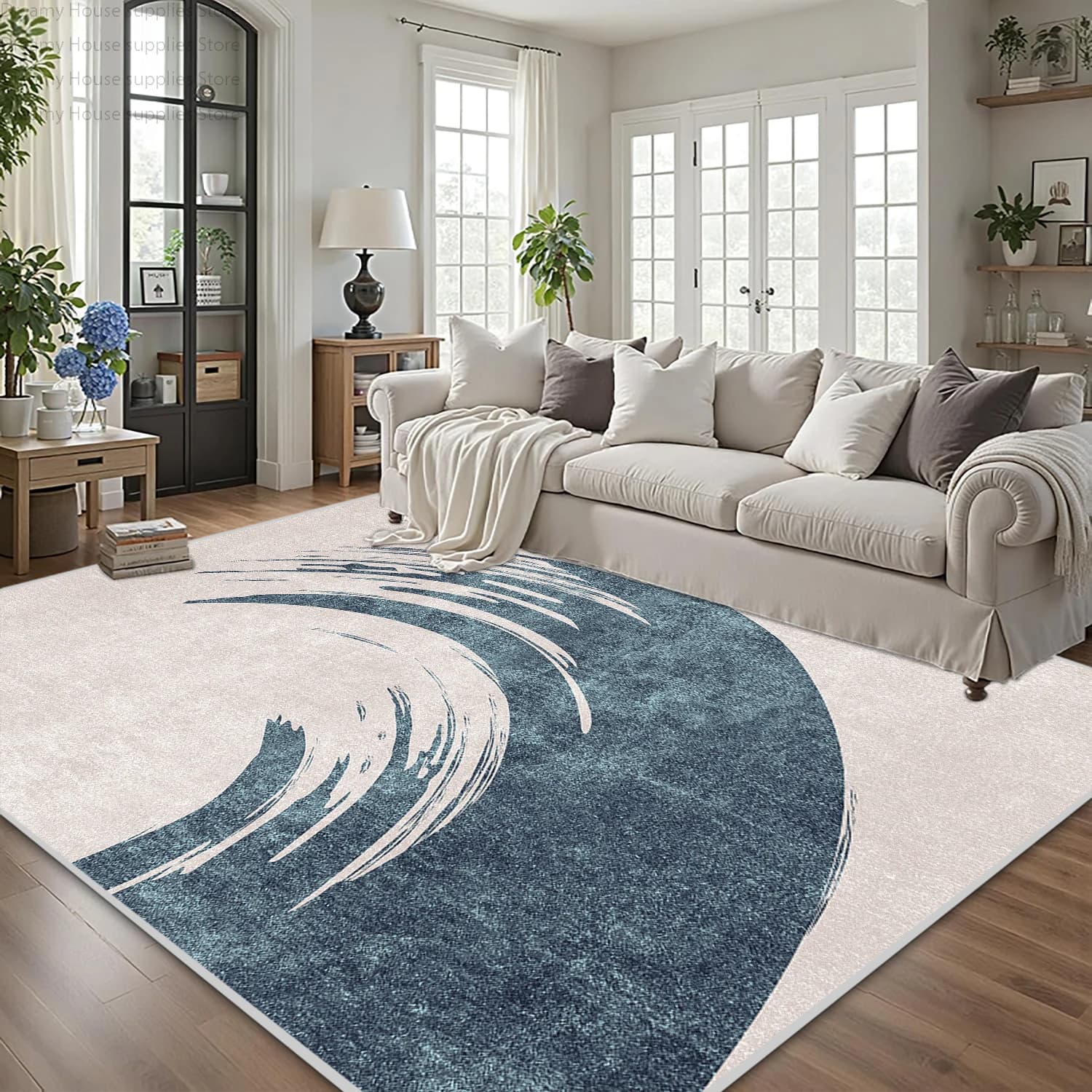 Nordic Abstract Large Carpets for Living Room Home Decoration Non-slip Easy Clean Bedroom Rug Lounge Table Chair Soft Foot Mat