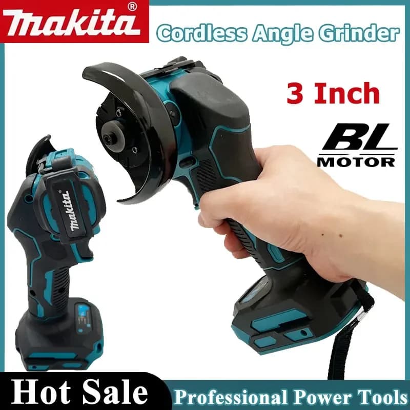Smerigliatrice angolare a batteria Makita Smerigliatrice angolare da 3 pollici Smerigliatrice angolare a batteria da 3 pollici Utensile da taglio elettrico per sega circolare Utensile elettrico