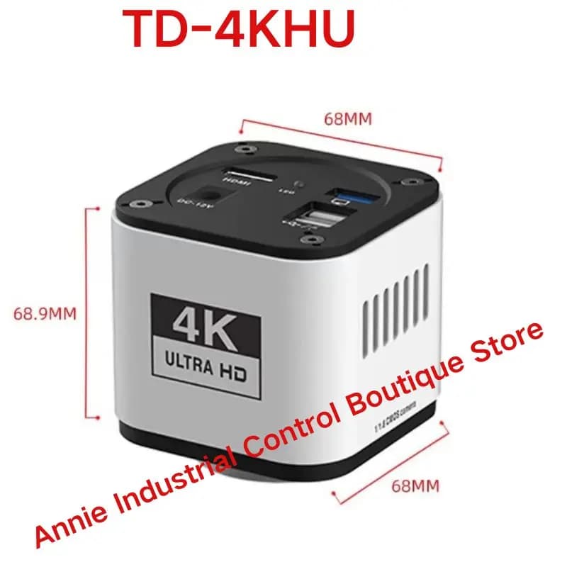 Nuovissima Telecamera Industriale TD-4KHU HD 4K USB HDMI VGA, Microscopio Elettronico Visivo con Testa per Telecamera CCD e Ingrandimento Digitale