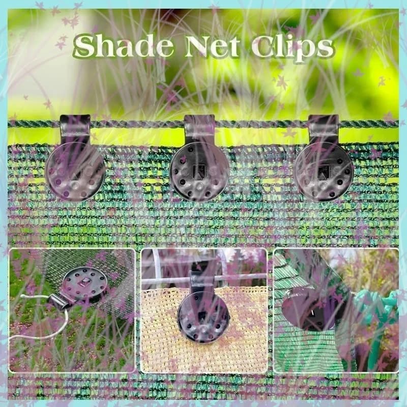 50pcsThickened Clip Sunshade Cloth Clip Mesh Cloth Protective Hole Ring Garden Backyard Greenhouse Fixing Device B2