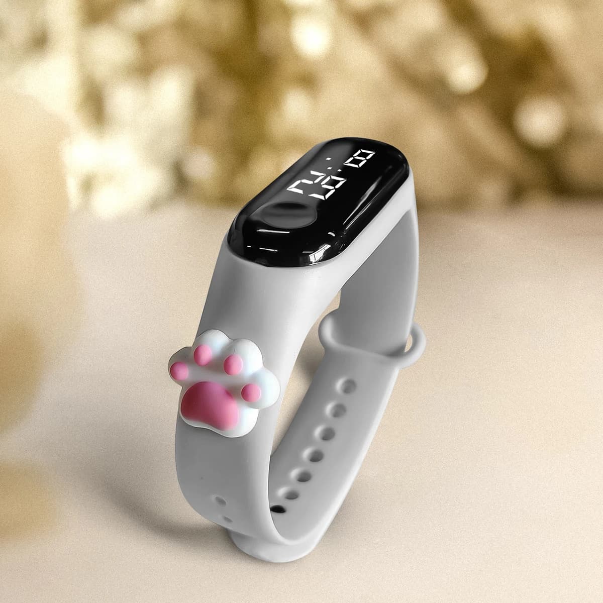 Bracciale sportivo per bambini, orologio intelligente, simpatico orso, palmo, touchscreen a LED, orologio per ragazzi e ragazze, regalo per festival