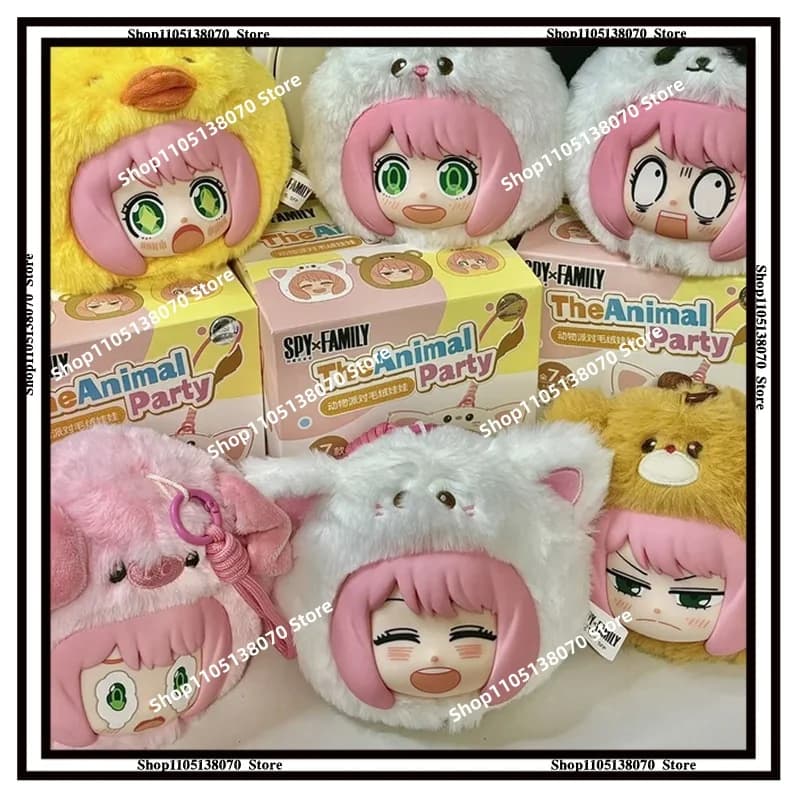 Autentico Stock Eaki Spy House Peripheral Animal Party Plush Doll Blind Box Anime Doll Office Ornament Toy Pendant Birthday Gift
