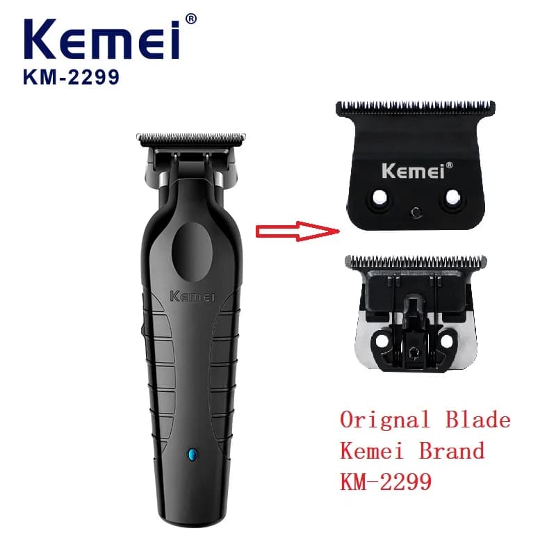 Lama ricambio originale per Kemei KM-2299 Tagliacapelli da salone Macchina per il trattamento dei capelli Accessori per prodo