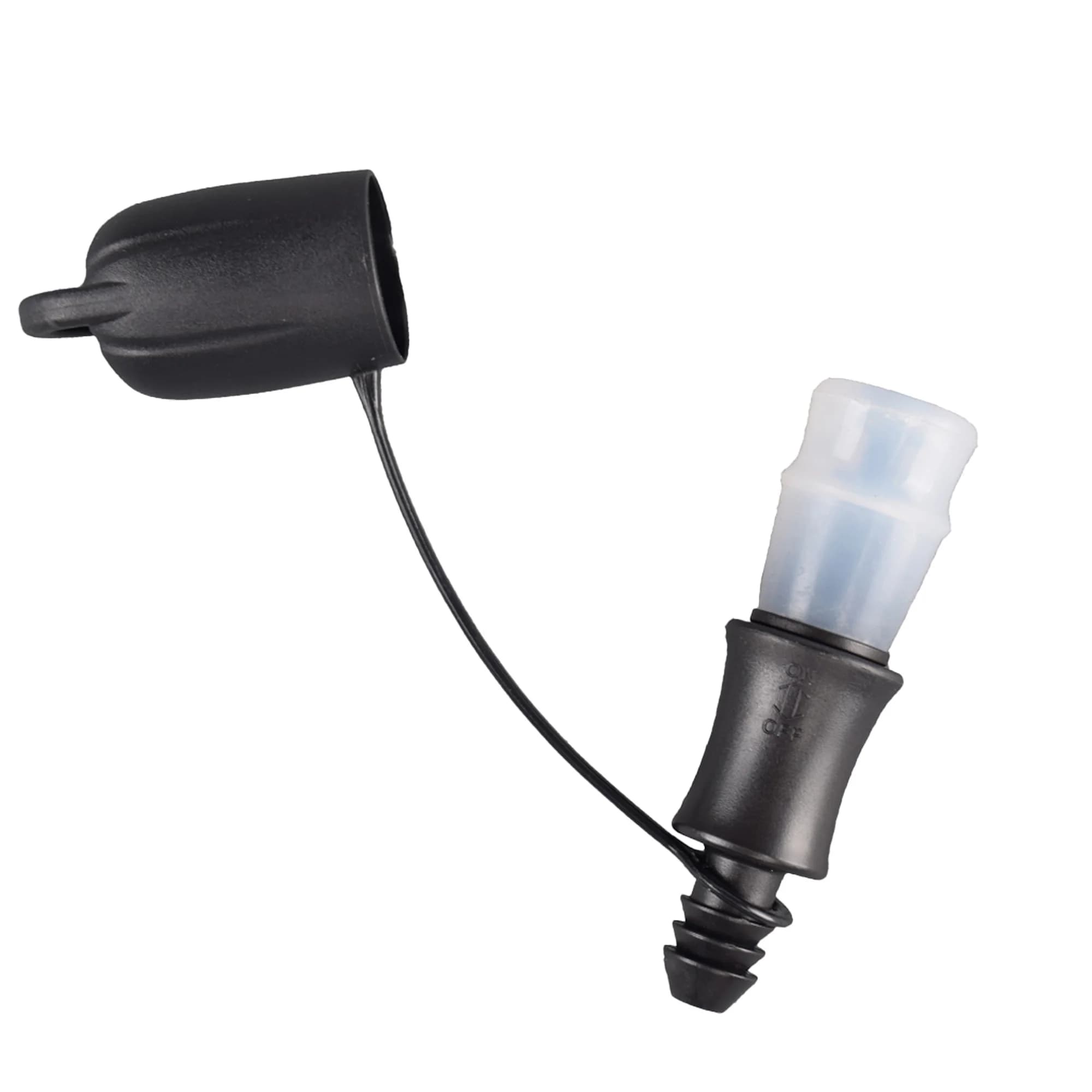1 Pack of Quick Drawing Valves for AXEN Hydrating Bags - Black, Adjustable with Cover, Connector for Ugello, Diameter 9mm