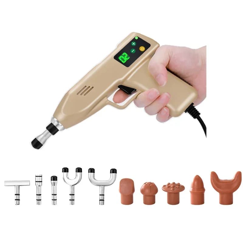 60W Electronic Activator for Chiropractics Spine Corrector Massage Gun Impulsi Chiropractic Gunet Chiropraktik