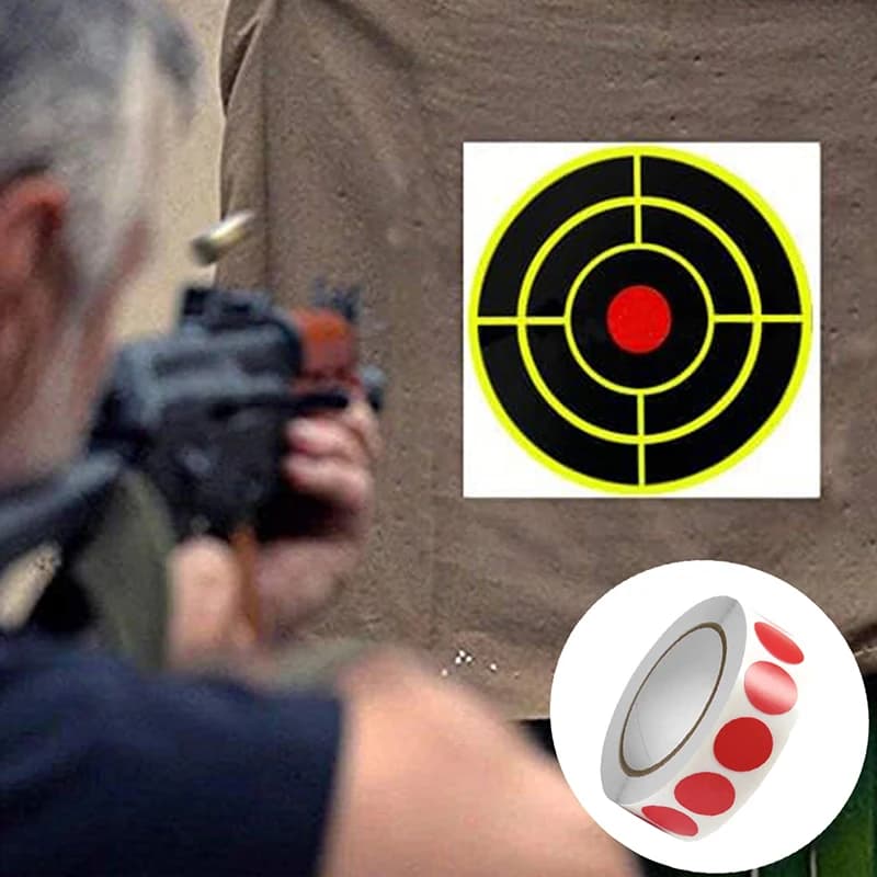 。 1000 Pezzi/Rotolo Nuovi Adesivi per Tiro con l'Arco, Etichette Rotonde Codificate a Colori da 0,75 Pollici per Pratica e Allenamento di Tiro con l'Arco