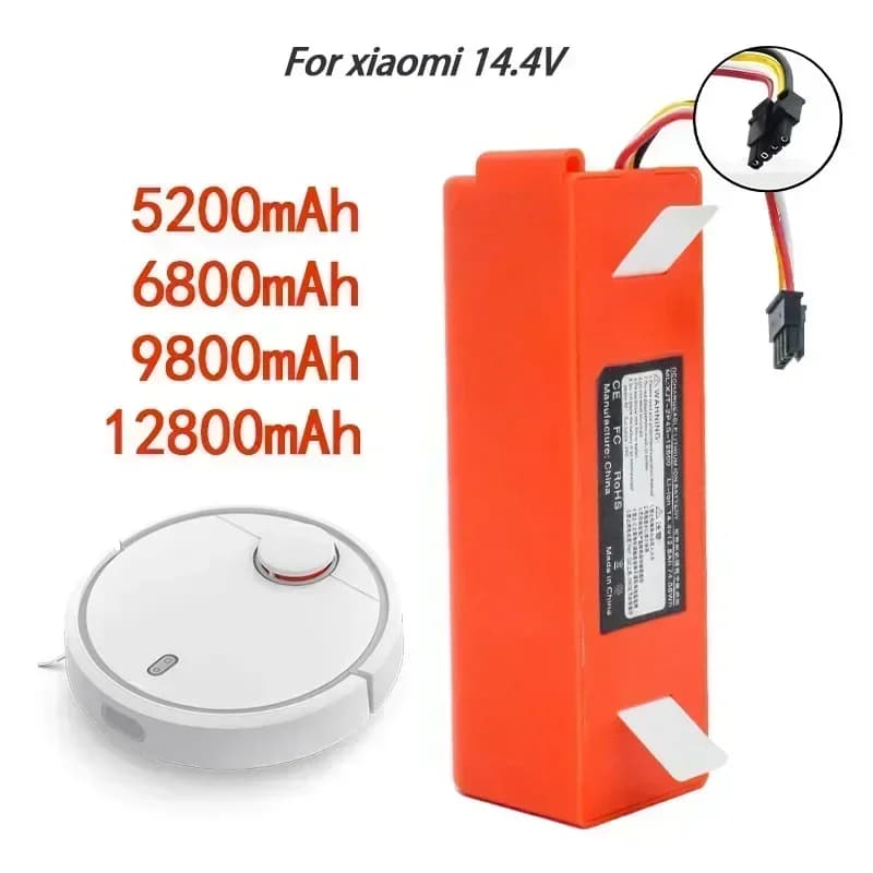 14.4 V lithium-ion original robot vacuum cleaner for Xiaomi Robot Roborock S50 S51 S55 Replacement accessory di