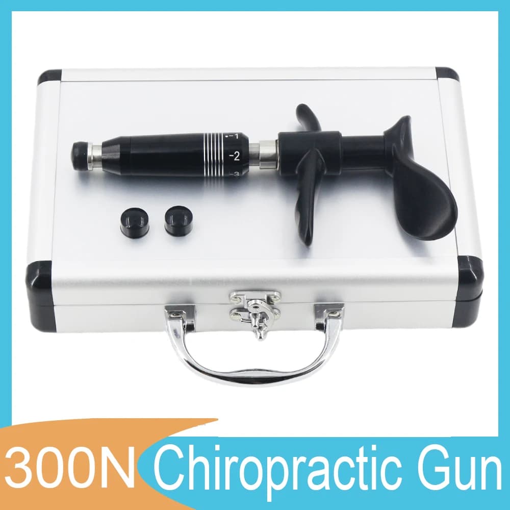 Chiropractic instruments for the Correction of the Lumbar Column, Set of Guns Manuals for Physiotherapy and Relaxing Massage