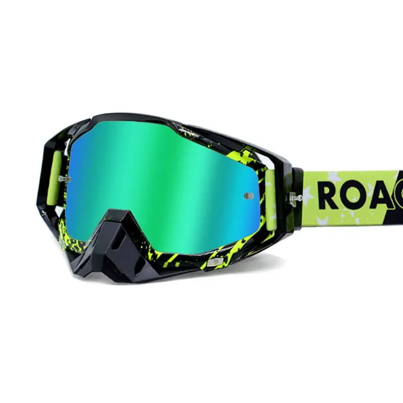 Occhiali da Moto ROAOPP, Occhiali per Casco ATV Fuoristrada, Occhiali da Sci, Occhiali da Moto per Corse, Occhiali da Sole per Moto