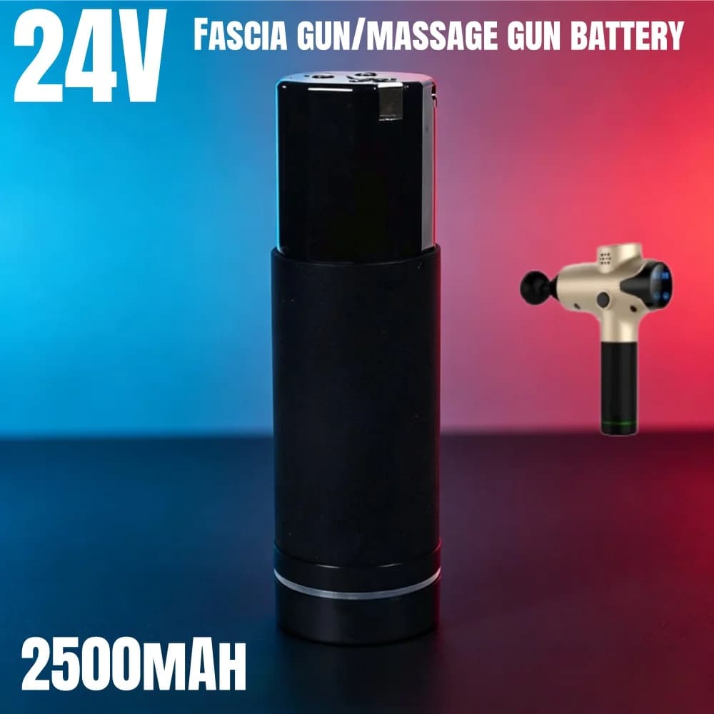 Batteria 24V per Massaggiatore a Percussione Brushless, Batteria per Massaggiatore Elettrico Silenzioso per Collo e Spalle