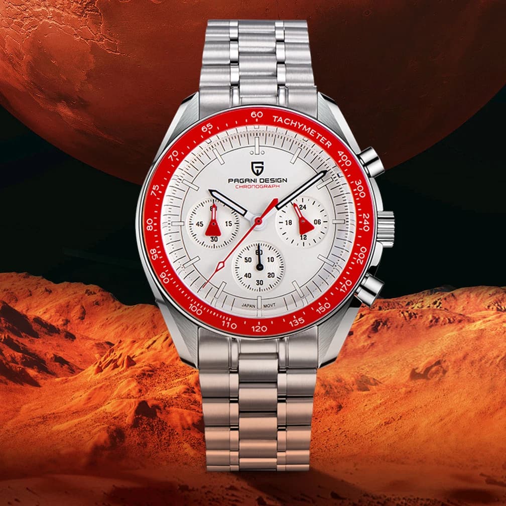 PAGANI DESIGN 2025 New Design AK Men's Watches Luxury Quartz Wrist Watch for Men AR Sapphire Chronograph Automatic With Date