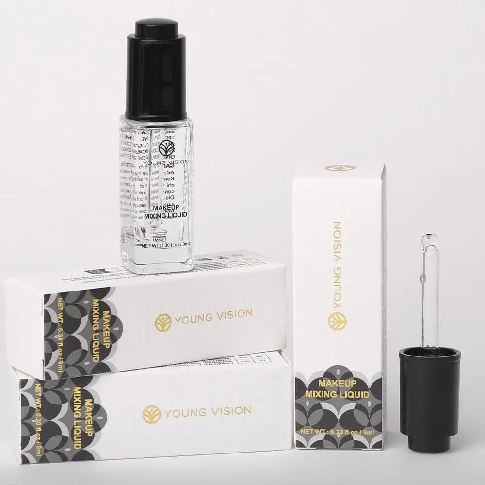 Nuovo Siero Trasparente per Miscelare il Trucco 9ml, Diluente per Colori Cosmetici, Diluente per Ombretti e Viso