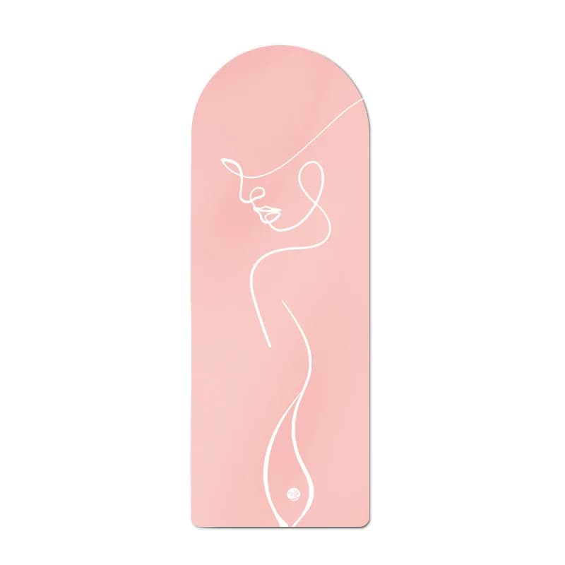 Warm sale Eco friendly non-slip Logo Custom Half PU Natural rubber yoga mat Thickness 4.5 mm Washable/Resistant to stains for study yoga
