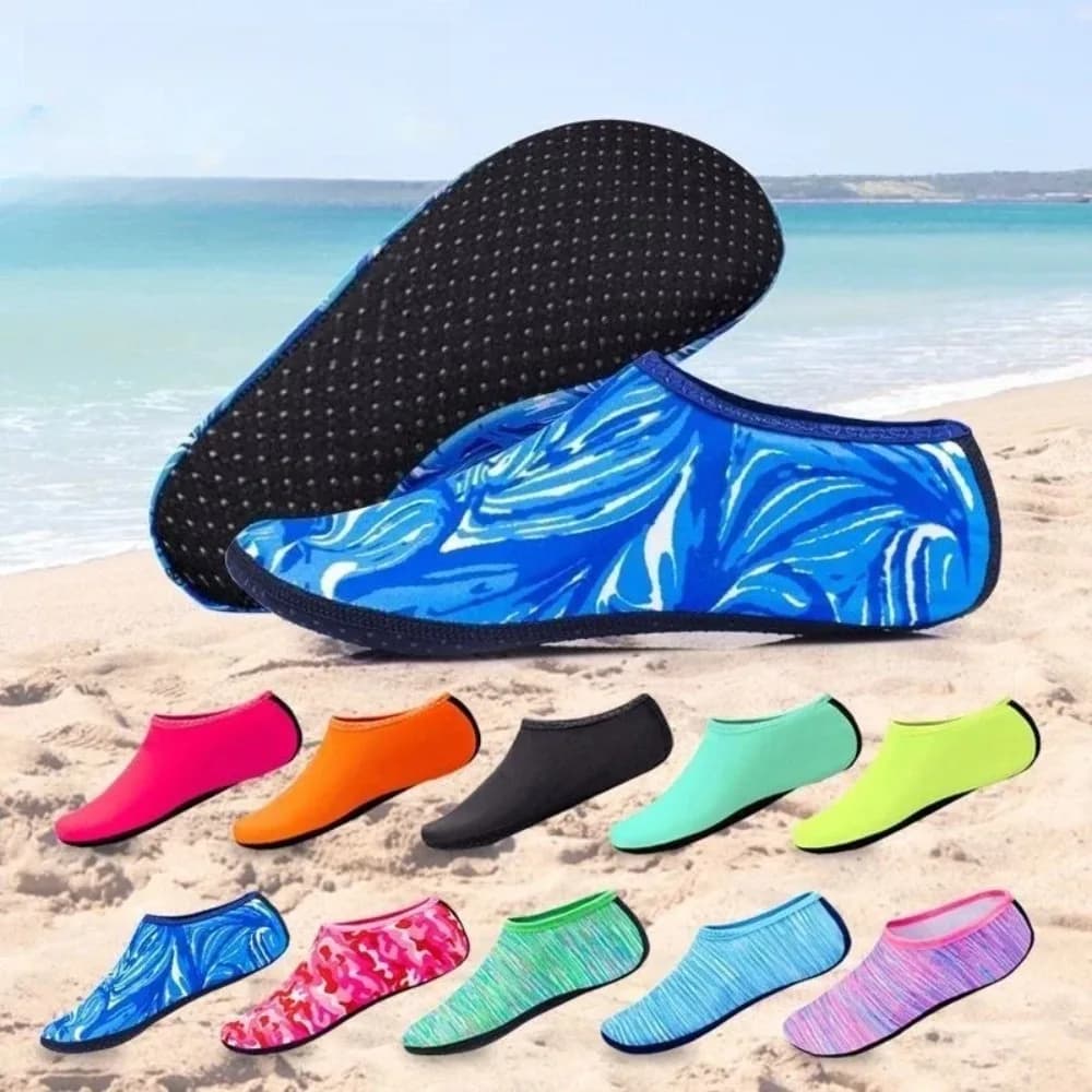Outdoor sub socks with non-cut and non-slip bottom, fast drying beach socks, surf socks and snorkeling Diving shoes