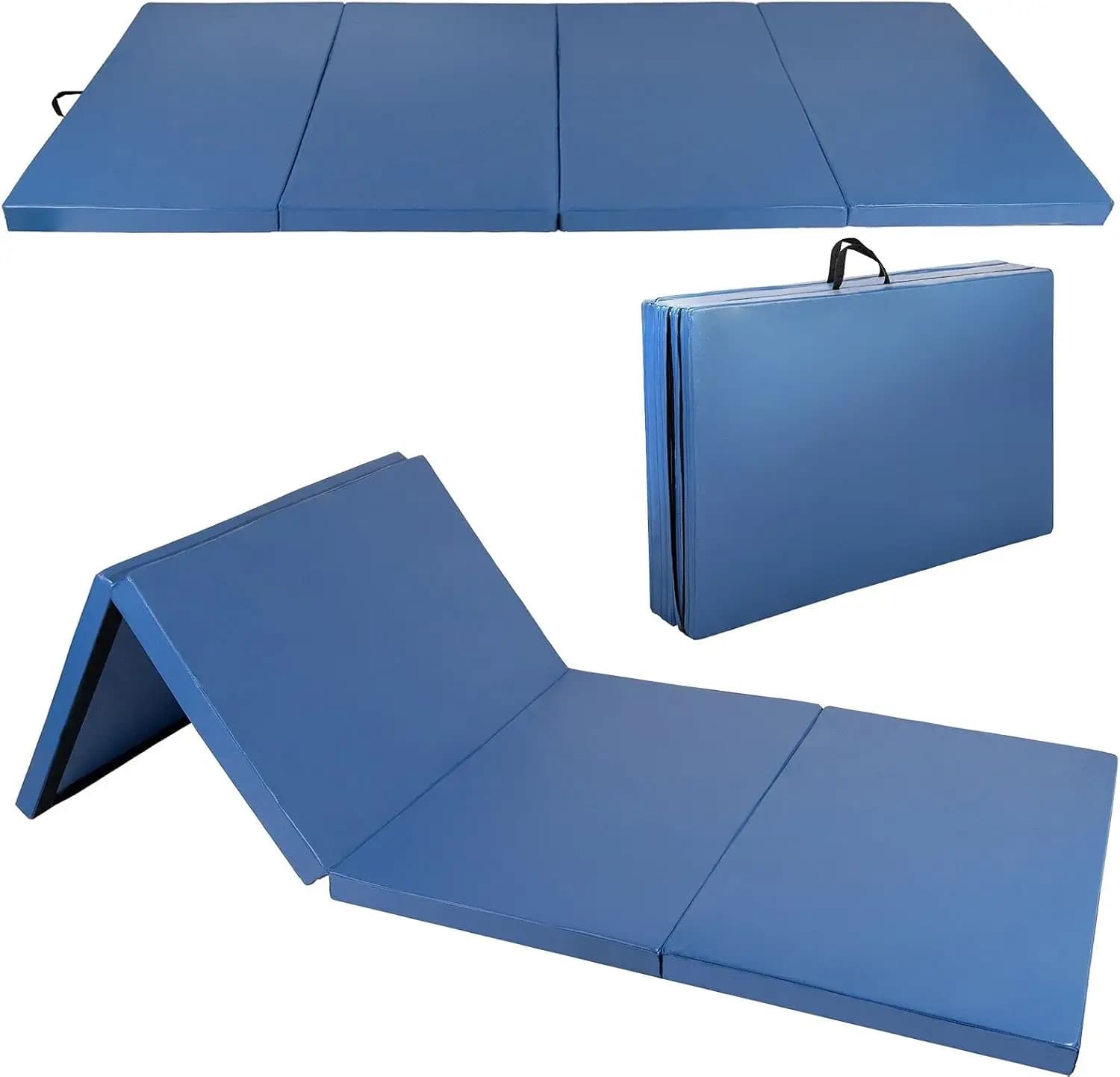 4'x10'x2 Thick Folding Gymnastics Exercise Mat Aerobics Stretching Yoga Mats