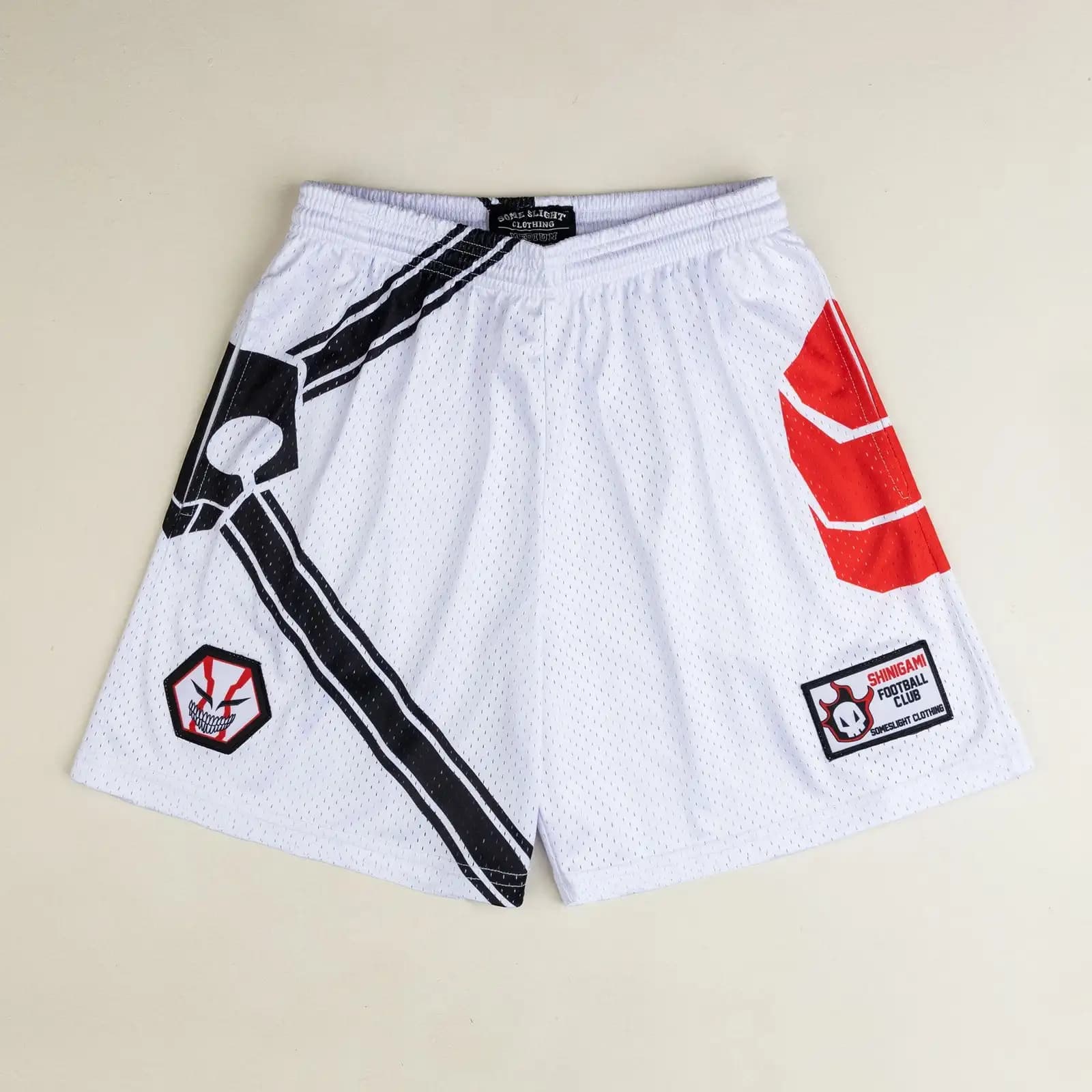 BLEACH Shinigami Football Club Pantaloncini in rete da uomo e da donna, pantaloncini sportivi casual da palestra, traspiranti, ad asciugatura rapida, estivi